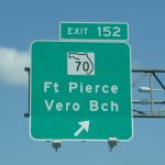 Fort Pierce Exit Sign